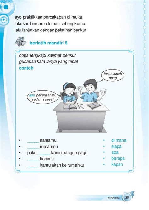 materi bahasa indonesia kelas 2 MI