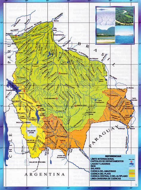 Hidrografía De Bolivia Historia Literatura Educación De Bolivia Mapas