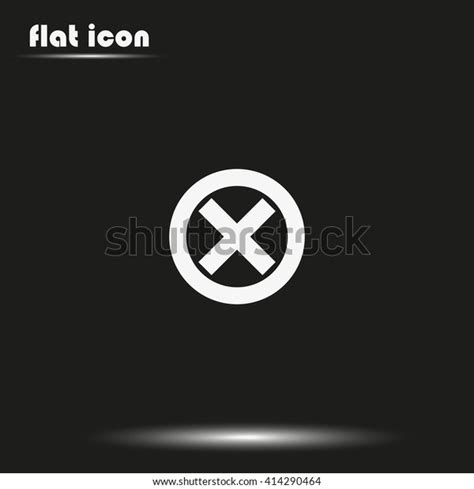 Close Button Icon Stock Vector Royalty Free 414290464 Shutterstock