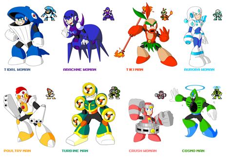 Mega Man Eternal 2 Robot Masters By Karakatodzo On Deviantart