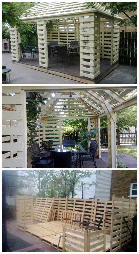 Pavilion Made From Recycled Pallets 1001 Pallets Pallet Outdoor