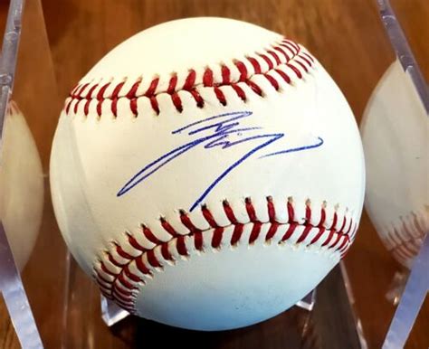 Shohei Ohtani Signed Baseball Mlb Authentic Autograph Angels Otani