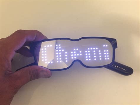 Chemion Bluetooth Led Glasses Smart Led Lcd Video Billboard Shades Chemion Cell Phone