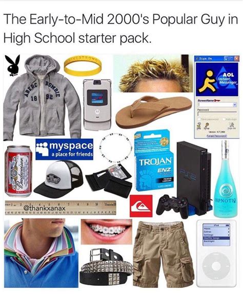 The 2000s High School Starter Pack Starterpacks