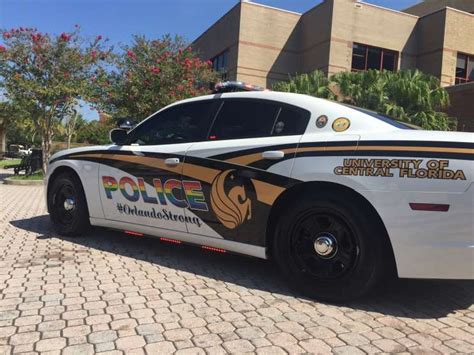ucf unveils rainbow police decals in honor of pulse victims central florida news pulse