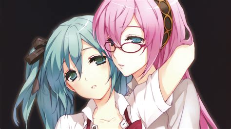 Anime Girl Pink Hair Green Eyes Driverlayer Search Engine
