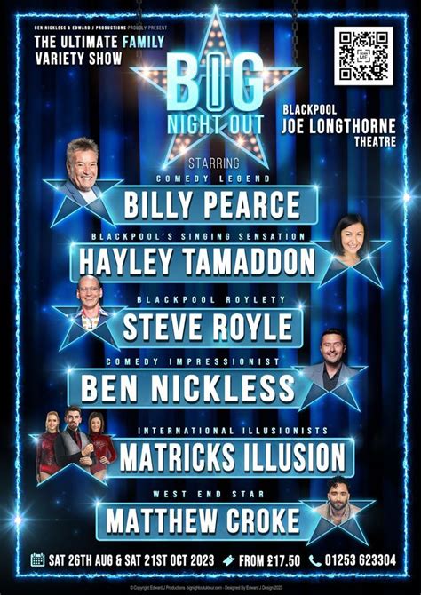 Big Night Out The Joe Longthorne Theatre North Pier Blackpool August