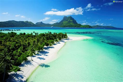 Zdj Cie Ocean Pla A Wyspa Bora Bora
