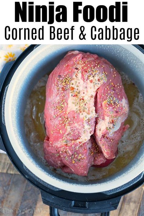 When cooked this way, the meat will just pull apart. Ninja Foodi corned beef and cabbage is perfect for St ...