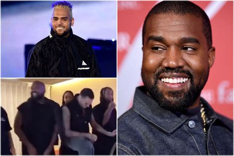 kanye west and chris brown filmed laughing at antisemitic lyrics to new track vultures indy100