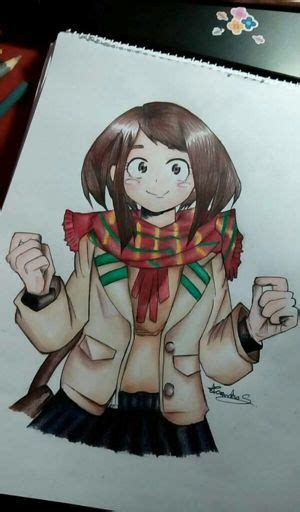 Uraraka Ochako Drawing Anime Amino