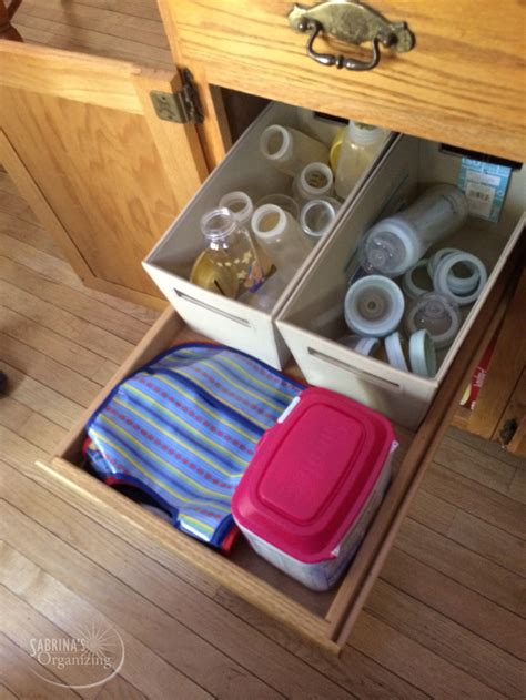 Continue to pat her on the bottom to keep her moving up and down. Organizing a Kitchen For Easy Mornings | Sabrina's Organizing