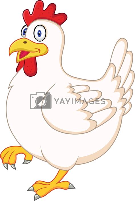 Hen Cartoon By Matamu Vectors And Illustrations With Unlimited Downloads