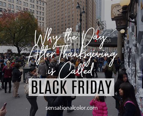 What Is The Underlying Meaning Of Black Friday - "black" | Sensational Color