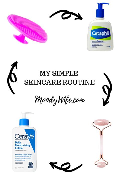 Affordable Skincare Routine Moodywifecom Simple Skincare Routine