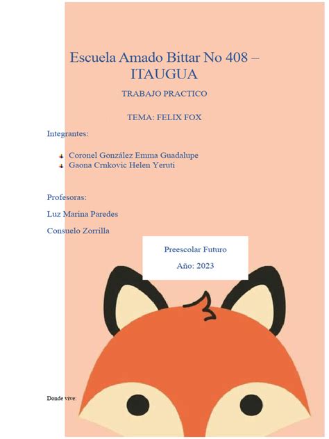 felix fox pdf