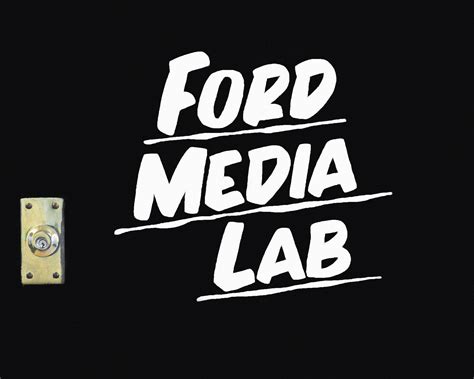Fml Studio — Ford Media Lab A Creative Studio For Brands