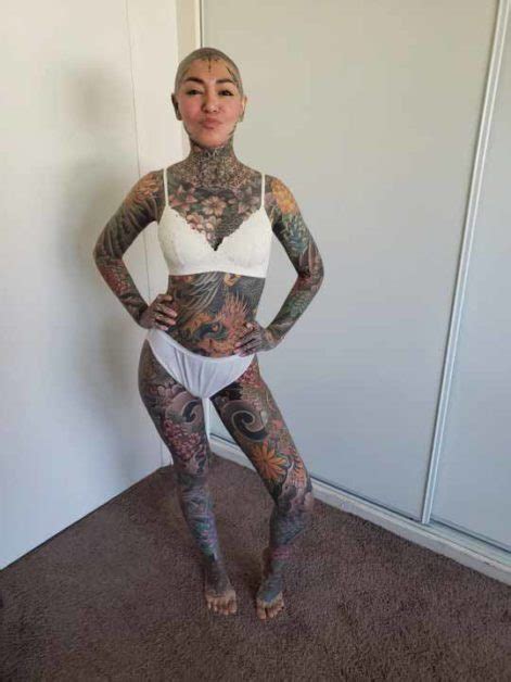 Woman Gets Tattooed From Head To Toe Including Genitals Spends