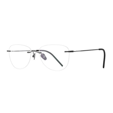 Sigrid Rimless Titanium Frames With Titanium Nose Pads Titanium Optix