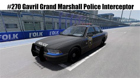 West Coast Trial Gavril Grand Marshall Police Interceptor Beamng