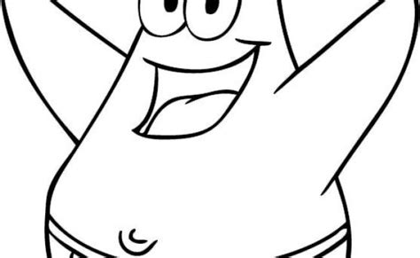How To Draw Patrick Star From Spongebob Squarepants Coloring And