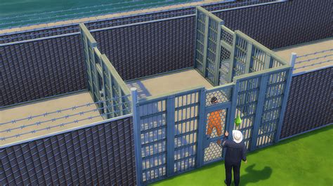 Mod The Sims The Sims 4 Prison Setworking Jail Doors More
