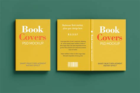 Free Front And Back Book Mockup Psd On Behance