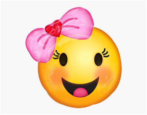 Transparent Carita Feliz Png Happy Face Girl Emoji Png Download