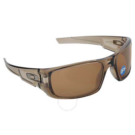 Oakley Crankshaft Sunglasses Brown Smoke Tungsten Iridium Polarized Oakley Sunglasses