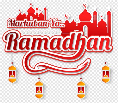 Gambar Ramadhan Vektor Teks Marhaban Ya Masjid Dengan Tulisan Png