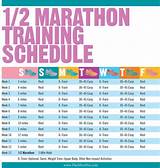 17 Week Marathon Training Schedule Photos