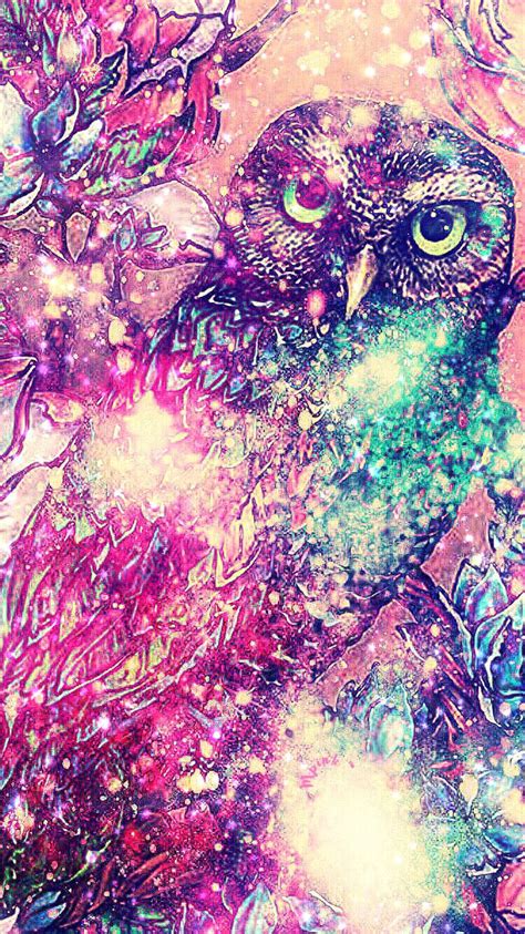 Find the best home screen wallpaper for girls on getwallpapers. Night Owl Galaxy Wallpaper/Lockscreen Girly, Cute ...