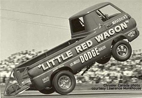 Mavericks Little Red Wagon Makes Wheelstanding History Rod Authority