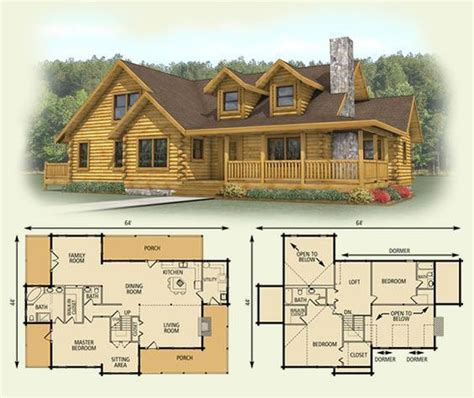 Spruce Valley Log Home And Log Cabin Floor Plan Log Cabin Floor Plans