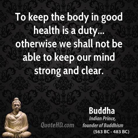 Buddha Health Quotes Quotehd