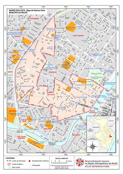 Mapa De Recife Com Bairros