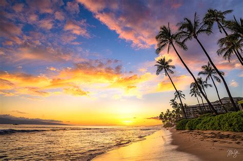 Kaanapali Beach Sunset Kaanapali Beach Lahaina Maui Hawaii