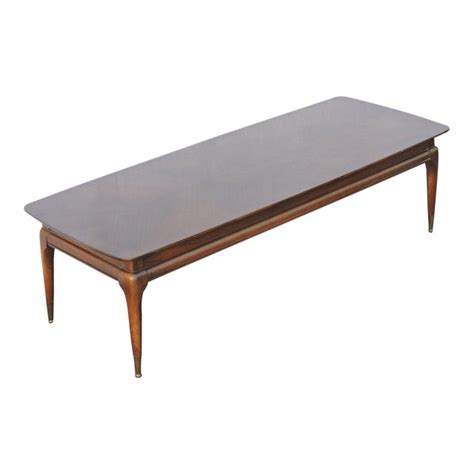 Ideas storage ottoman coffee table white. Mid Century Modern Long and Narrow Coffee Table | Chairish