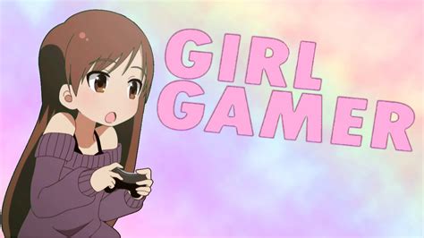 Anime Girl Playing Video Games