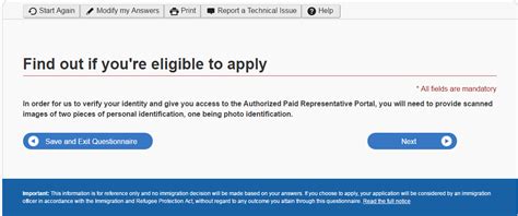 Enrolment guide: Authorized Paid Representatives' Portal - Canada.ca