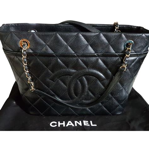 Chanel Handbags Black Leather Ref111120 Joli Closet