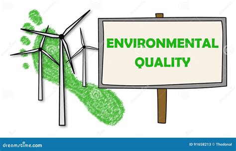 Concept Of Environmental Quality Stock Illustration Illustration Of