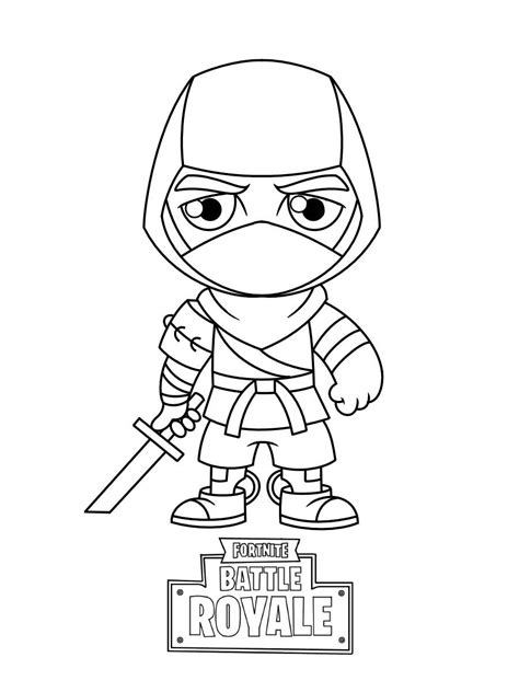 Fortnite Hybrid Skin Coloring Page Coloring Pages