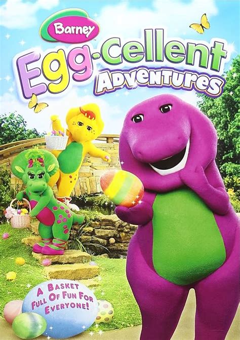 Barney Egg Cellent Adventures Import Amazonca Barney Dvd