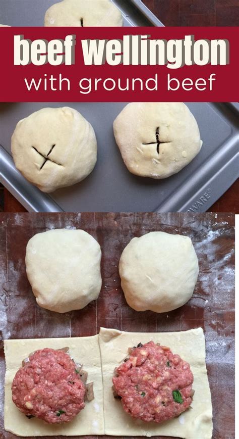 Preheat an oven to 400 degrees f. Easy Beef Wellington using ground beef and puff pastry ...