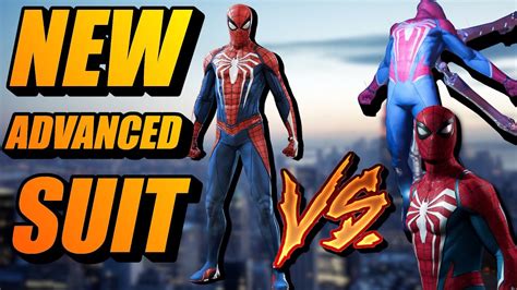 New Advanced Suit Comparison Marvels Spider Man 2 Spiderman