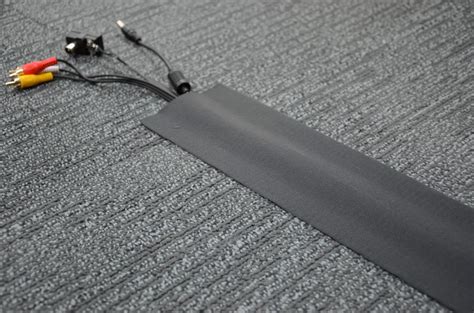 Cable Cover For Carpet 100mmwidth Black Temporary Water Storage