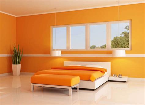 Orange Bedroom Color Schemes