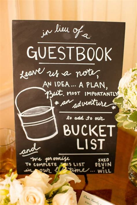 Fun music guest book ideas include vinyl records, sheet music or even a guitar or instrument guest book. Wedding Ideas, Inspiration: Best Guest Book Alternatives, Creative Wedding Guest Books | Glamour