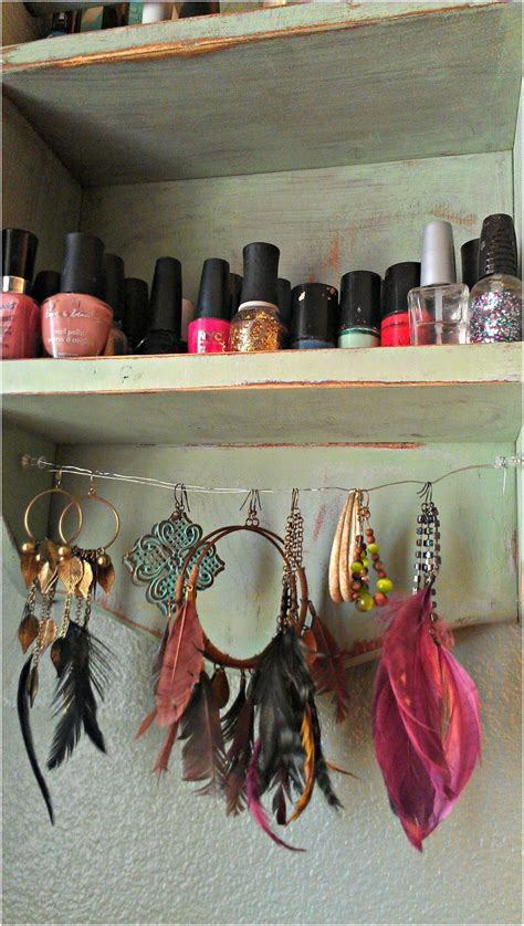 However, if you regret a few of those impulse buys, resist the urge to toss them in the trash. DIY nail polish holder - Melissa Kaylene